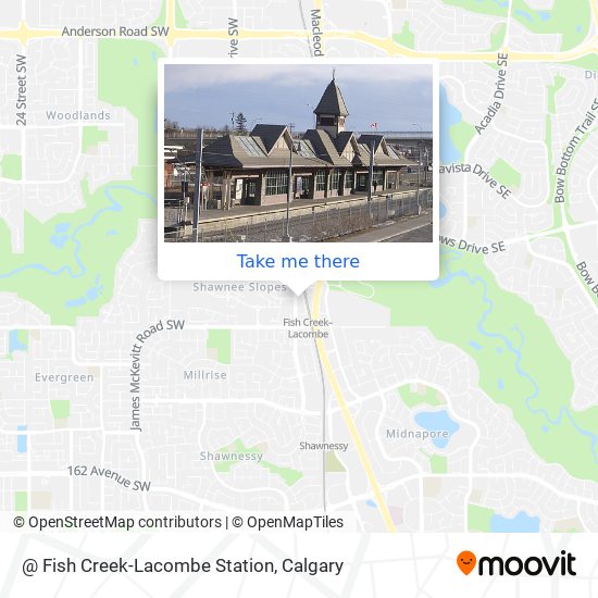 How to get to Fish Station in Calgary by Bus or Light Rail?