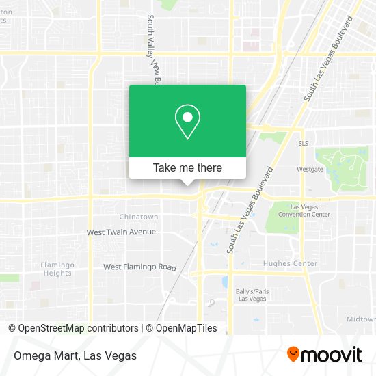 How to get to Omega Mart in Las Vegas by bus?