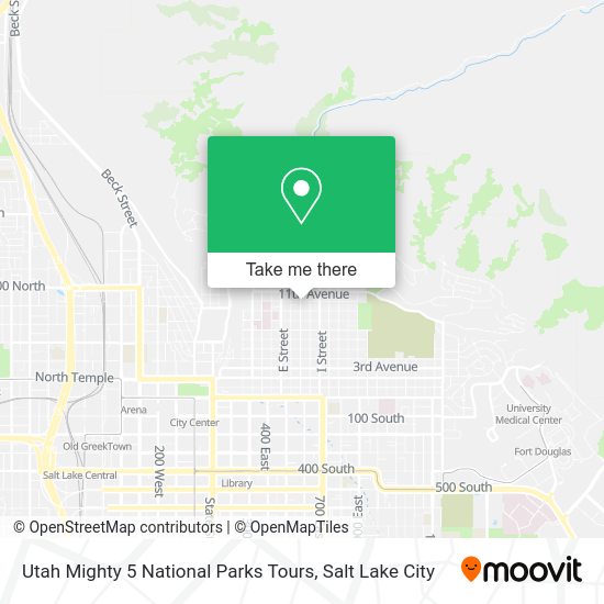 Map Of Utah'S 5 National Parks Devora Winonah