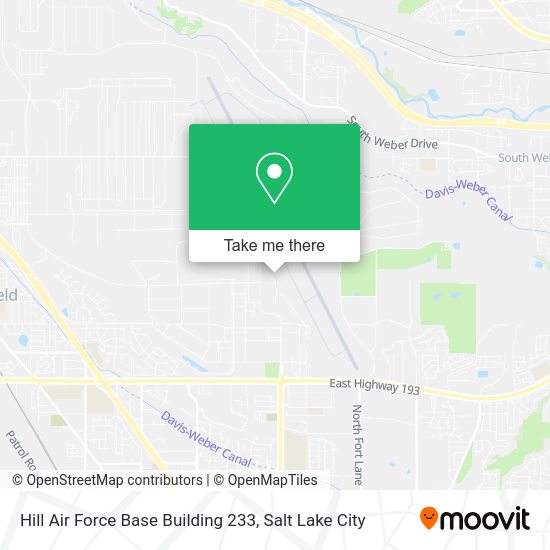 How to get to Hill Air Force Base Building 233 in Salt Lake City by bus