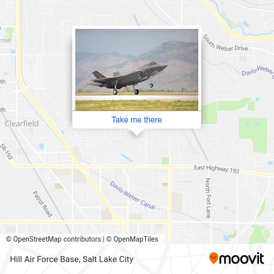 How to get to Hill Air Force Base in Salt Lake City by bus or train?