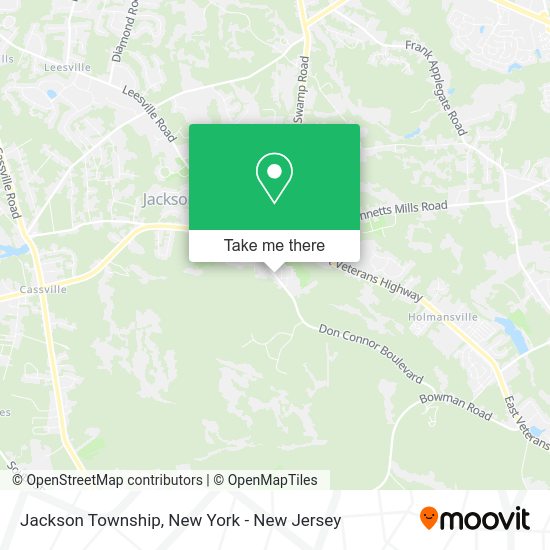 How to get to Jackson Township in Jackson, Nj by bus, subway or train?