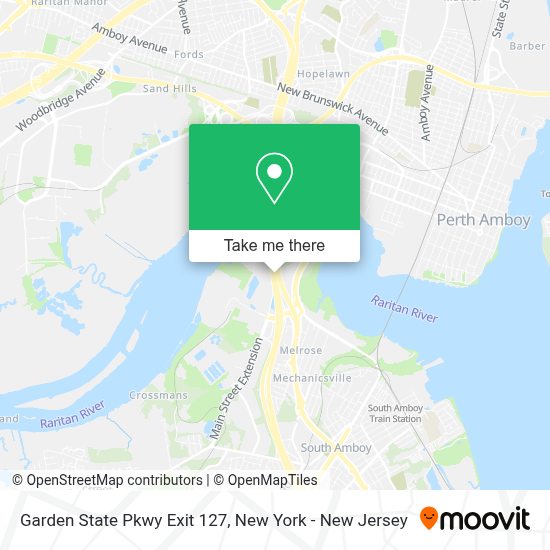 How to get to Garden State Pkwy Exit 127 in Sayreville, Nj by bus