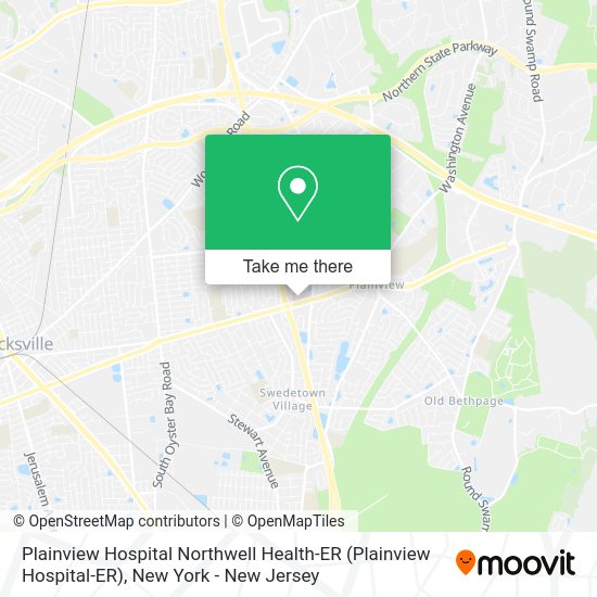 How to get to Plainview Hospital Northwell HealthER (Plainview HospitalER) in Plainview, Ny by