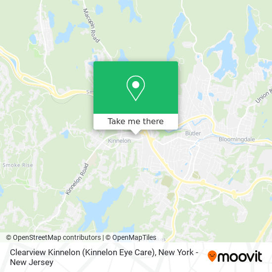 How to get to Clearview Kinnelon (Kinnelon Eye Care) in