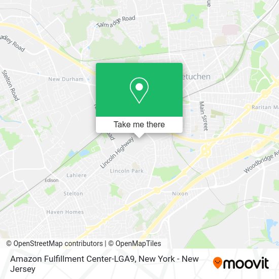 How to get to Amazon Fulfillment CenterLGA9 in Edison, Nj by bus