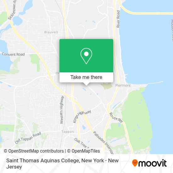How To Get To Saint Thomas Aquinas College In Orangeburg Ny By Bus Train Or Subway