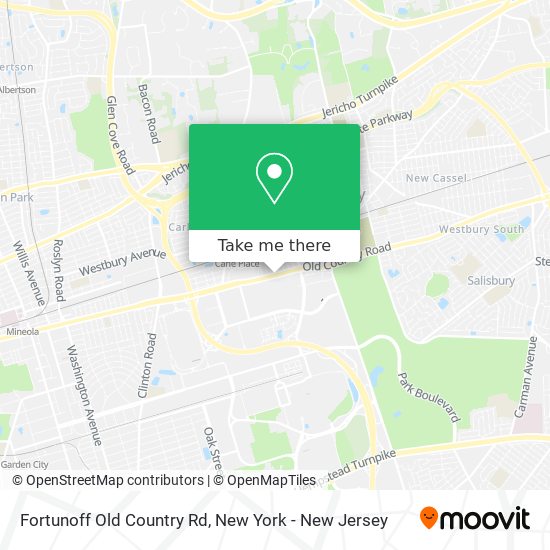 How to get to Fortunoff Old Country Rd in Westbury, Ny by Bus or Train?