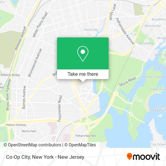 How to get to CoOp City in Bronx by bus, subway or train?