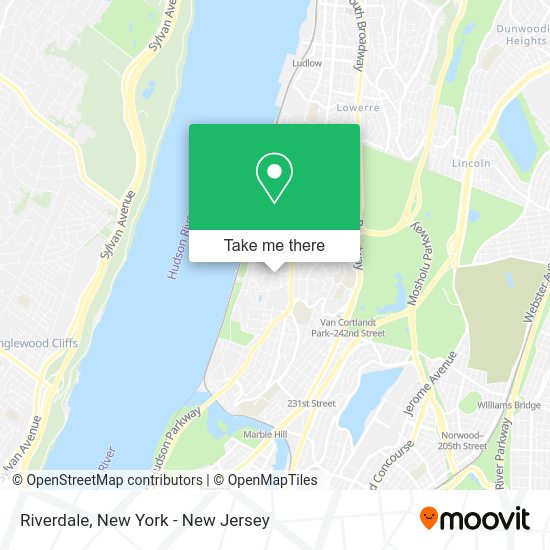 How to get to Riverdale in Bronx by bus, subway or train?