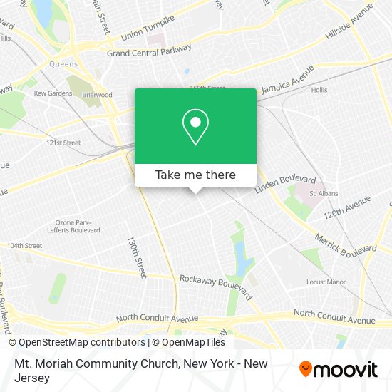 How to get to Mt. Moriah Community Church in Queens by Bus, Subway or