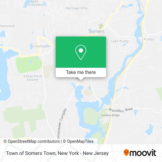How to get to Town of Somers Town in Somers, Ny by Train or Bus?
