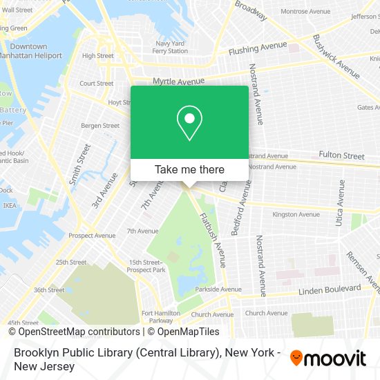 How to get to Brooklyn Public Library (Central Library) in New York
