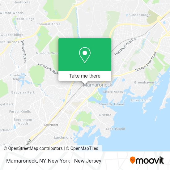 How to get to Mamaroneck, NY in Mamaroneck, Ny by train, bus or subway?