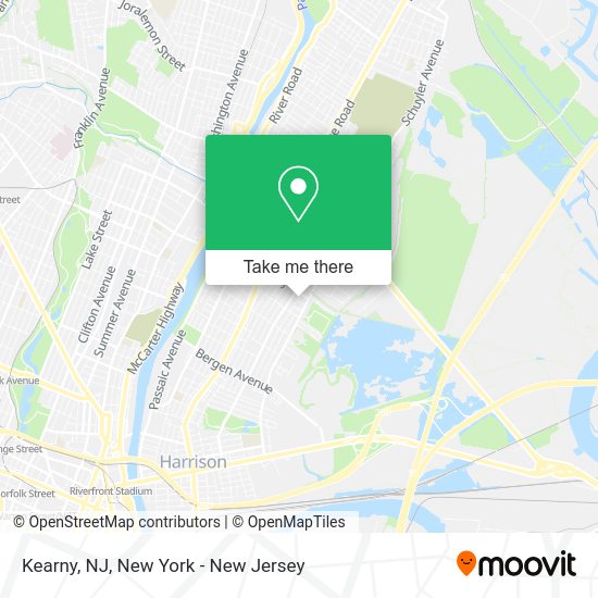 How to get to Kearny, NJ in Kearny, Nj by bus, train or subway?