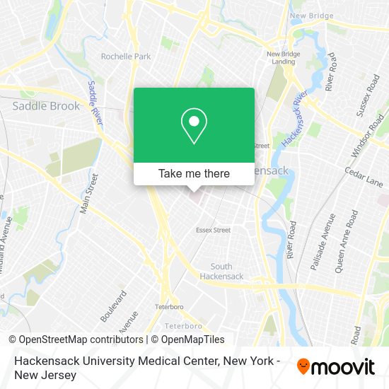 How to get to Hackensack University Medical Center in Hackensack, Nj by