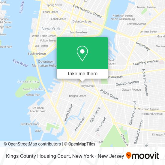 How to get to Kings County Housing Court in New York New Jersey by