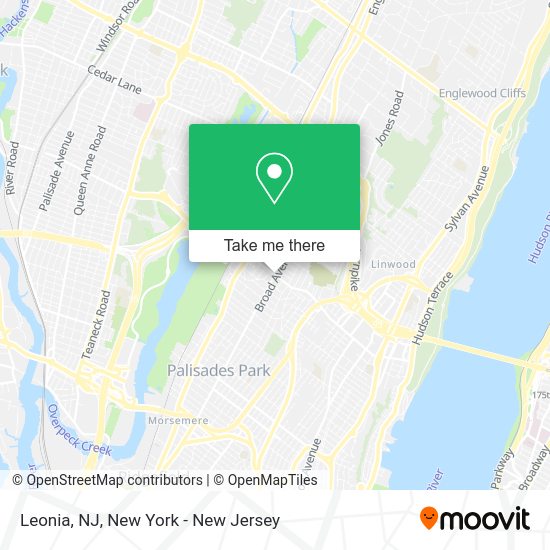 How to get to Leonia, NJ in Leonia, Nj by bus or subway?