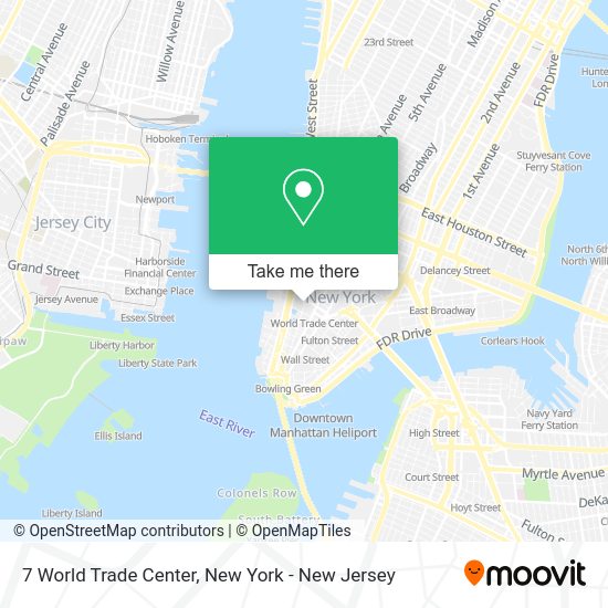 ¿Cómo llegar a 7 World Trade Center en Manhattan en metro, autobús o tren?