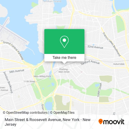 How to get to Main Street & Roosevelt Avenue in Queens by subway, bus