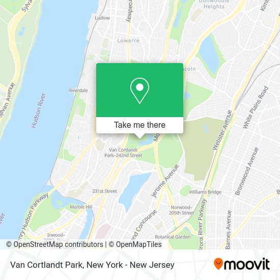 How to get to Van Cortlandt Park in Bronx by subway, bus or train?