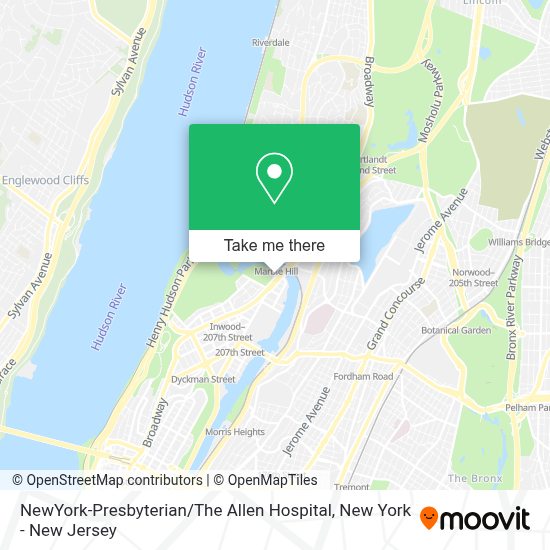 Allen Hospital Nyc Map How to get to NewYorkPresbyterian / The Allen Hospital in Manhattan by
