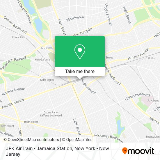 How to get to JFK AirTrain Jamaica Station in Queens by subway, bus