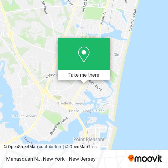 Map Of Manasquan Nj How To Get To Manasquan Nj In Manasquan, Nj By Train, Bus Or Subway?