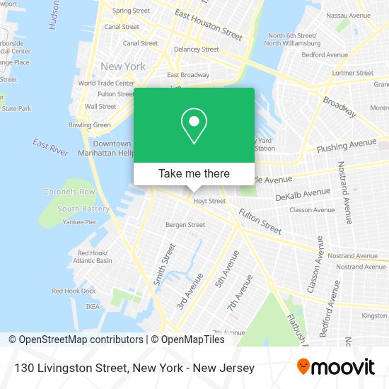 ¿Cómo llegar a 130 Livingston Street en New York New Jersey en Metro, Tren o Autobús?