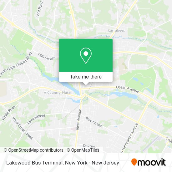 How to get to Lakewood Bus Terminal in Lakewood, Nj by bus or subway?