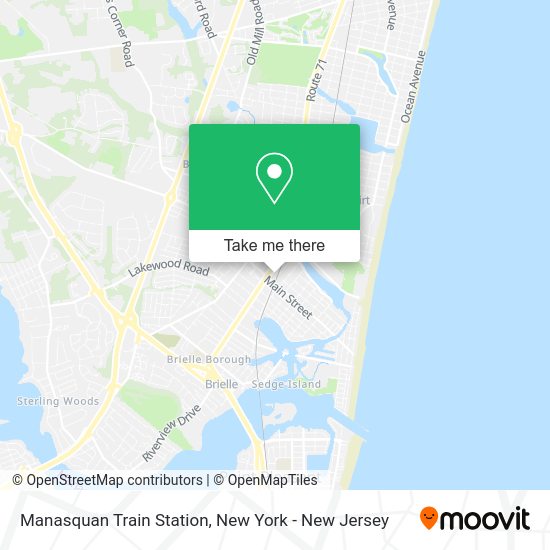 How to get to Manasquan Train Station in Manasquan, Nj by bus, train or