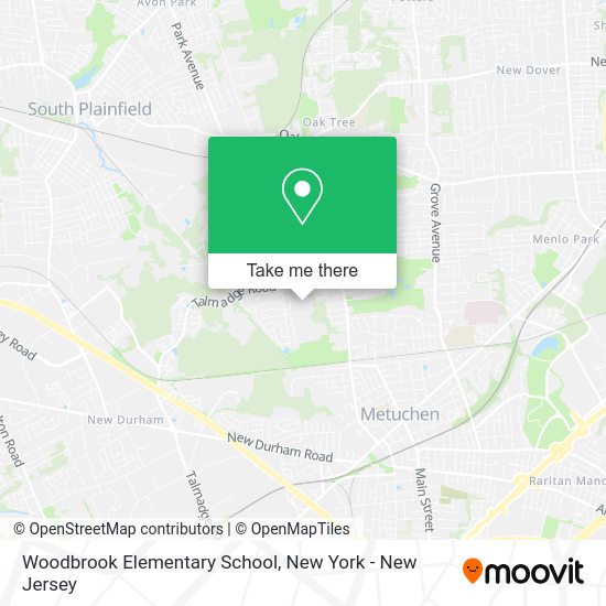 How to get to Woodbrook Elementary School in Edison, Nj by Bus, Train