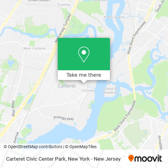 How to get to Carteret Civic Center Park in Carteret, Nj by Bus, Subway