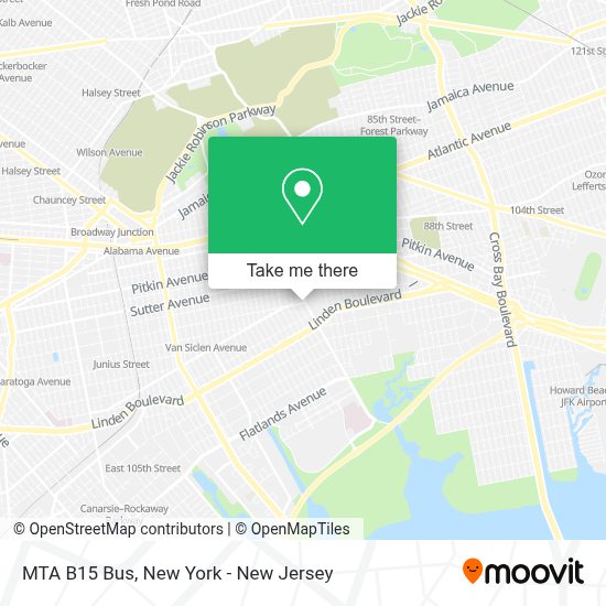 B15 Bus Route Nyc Map How to get to MTA B15 Bus in Brooklyn by Bus or Subway Moovit