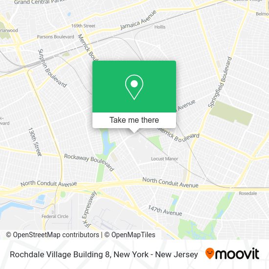 How to get to Rochdale Village Building 8 in Queens by Bus, Subway or