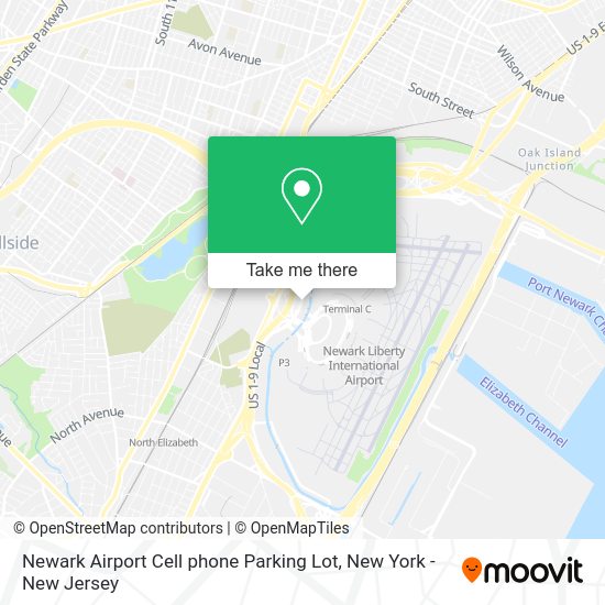How to get to Newark Airport Cell phone Parking Lot in Newark, Nj by