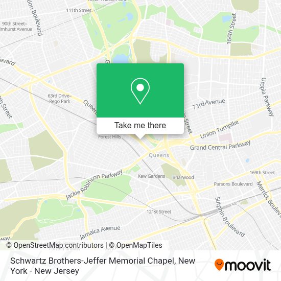 How to get to Schwartz BrothersJeffer Memorial Chapel in Queens by