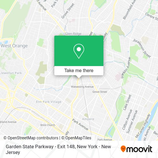 How to get to Garden State Parkway Exit 148 in Bloomfield, Nj by Bus