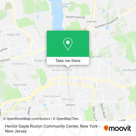 How to get to Hector Gayle Roslyn Community Center in Roslyn Heights