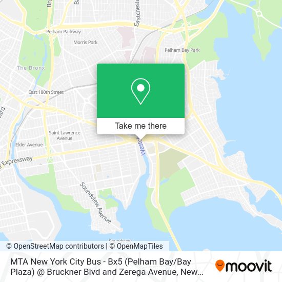 How to get to MTA New York City Bus Bx5 (Pelham Bay / Bay Plaza