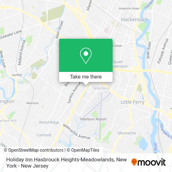 How to get to Holiday Inn Hasbrouck HeightsMeadowlands in Hasbrouck