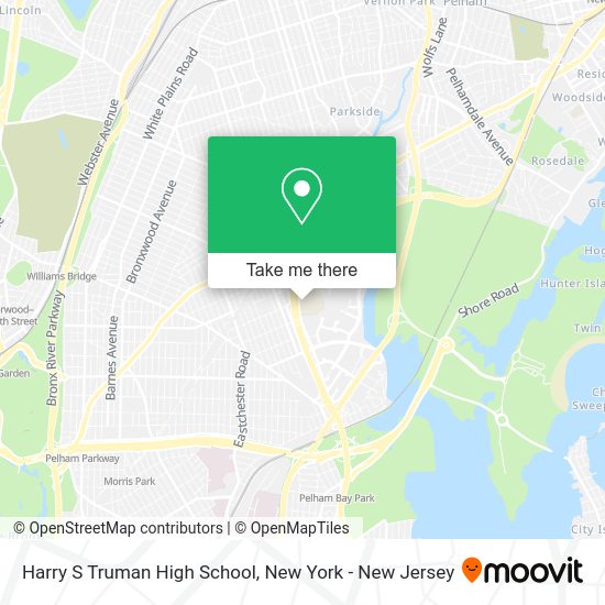 How to get to Harry S Truman High School in Bronx by bus, subway or train?