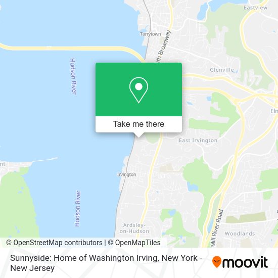 How to get to Sunnyside Home of Washington Irving in Tarrytown, Ny by