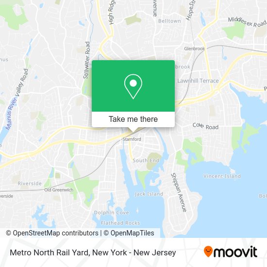 How to get to Metro North Rail Yard in Stamford, Ct by train or bus?
