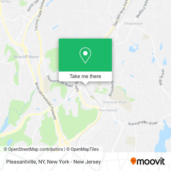 How to get to Pleasantville, NY in Mount Pleasant, Ny by train or bus?