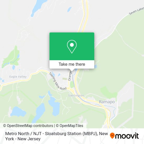 How to get to Metro North / NJT Sloatsburg Station (MBPJ) in Ramapo