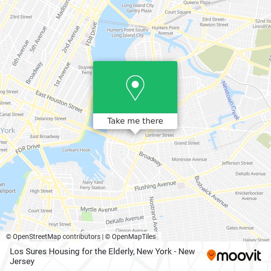 How to get to Los Sures Housing for the Elderly in New York New