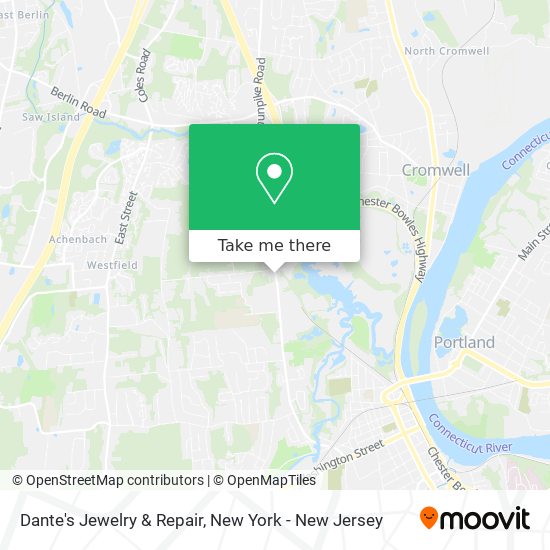¿Cómo llegar a Dante's Jewelry & Repair en Middletown en Tren o Autobús?