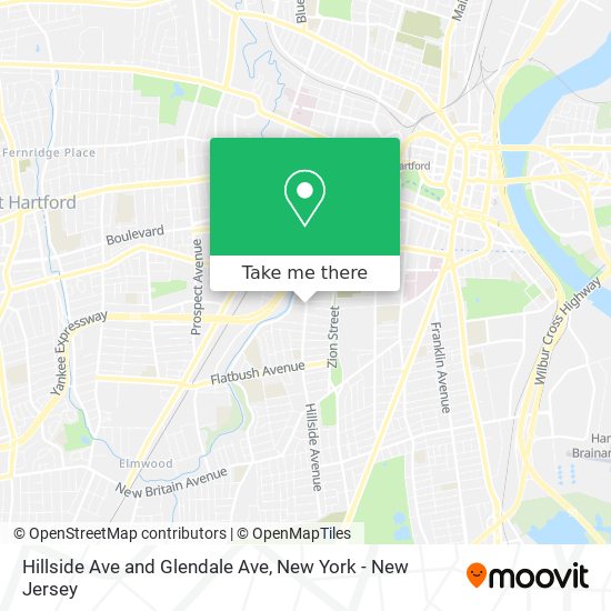 ¿Cómo llegar a Hillside Ave and Glendale Ave en Hartford en Tren o Autobús?
