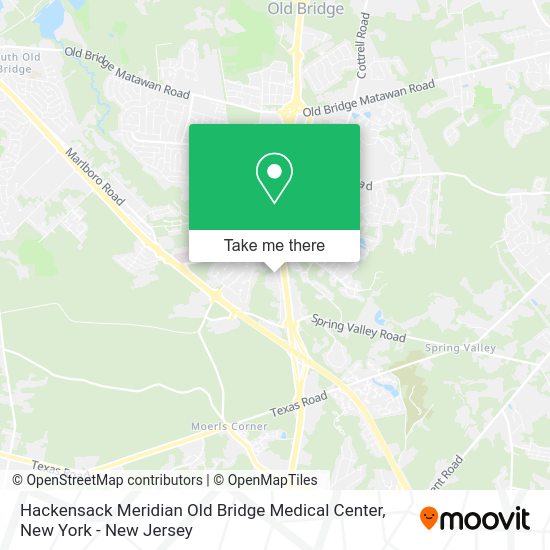 How to get to Hackensack Meridian Old Bridge Medical Center in New York New Jersey by Bus